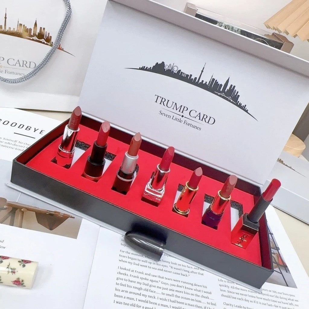 TRUMP CARD SEVEN LITTLE FORTUNES LIP STICKS LIMITED EDITION