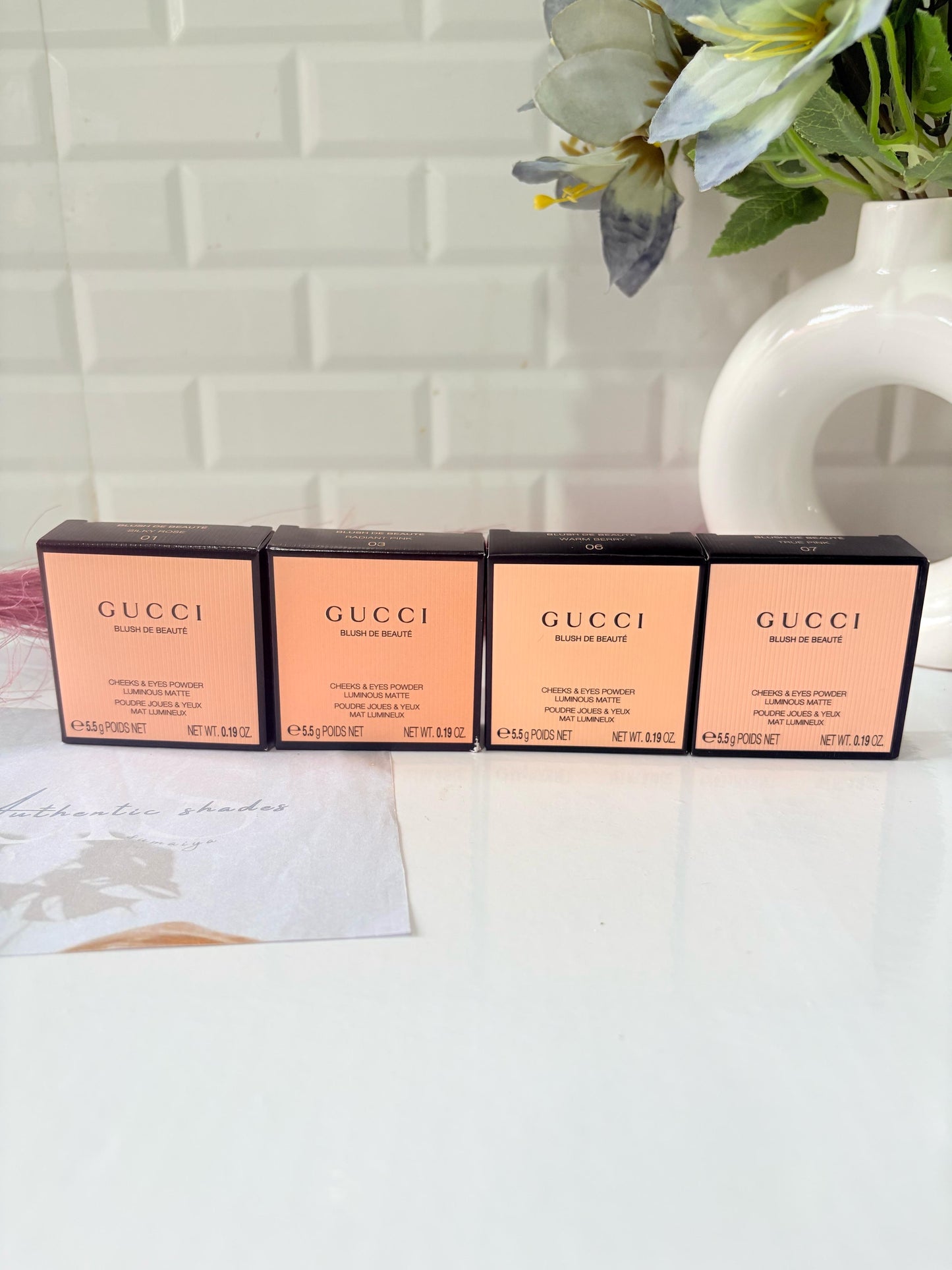 GUCCI BLUSH CHEEKS & EYES POWDER 5.5G