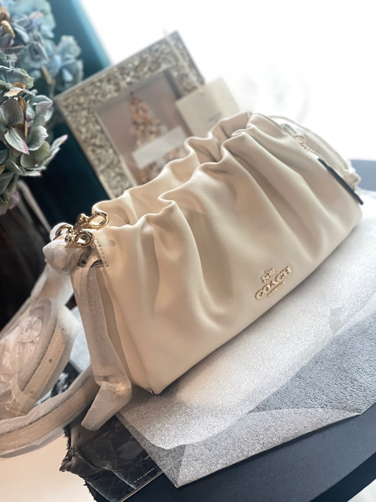 Coach Faye Shoulder Bag With Ruching