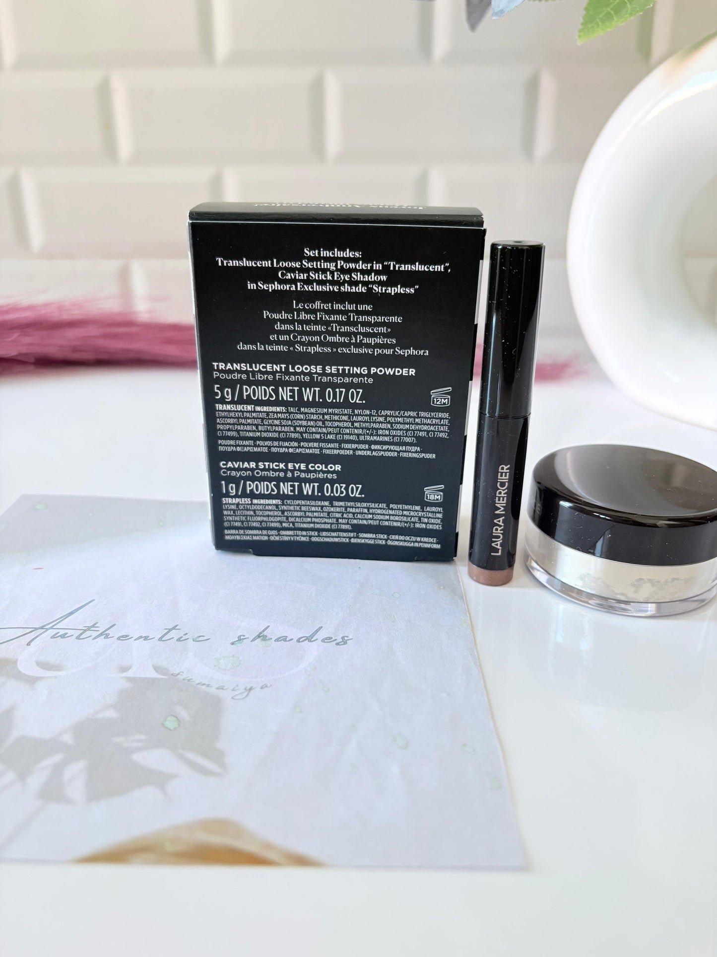 Laura Mercier Sephora Beauty Insider Cult Faves Setting Powder & Eyeshadow