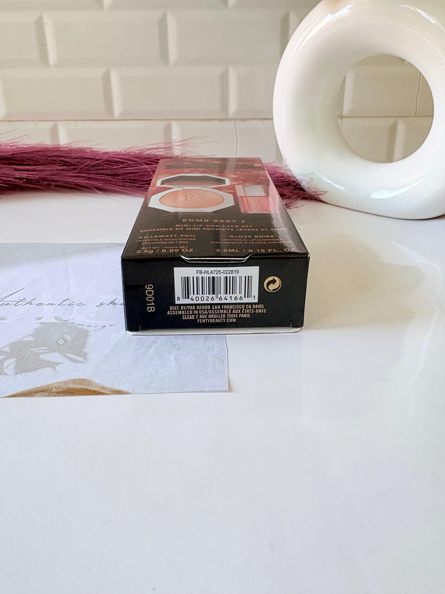 Fenty Beauty by Rihanna Diamond Bomb Lip Gloss Highlighter Set