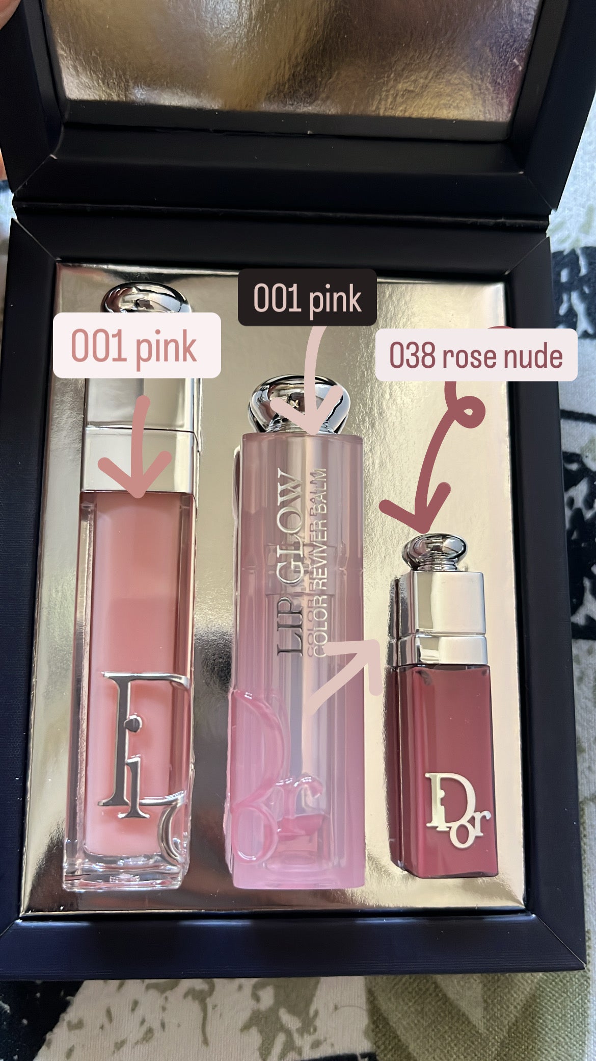 DIOR ADDICT NATURAL GLOW SET- 3 PRODUCTS