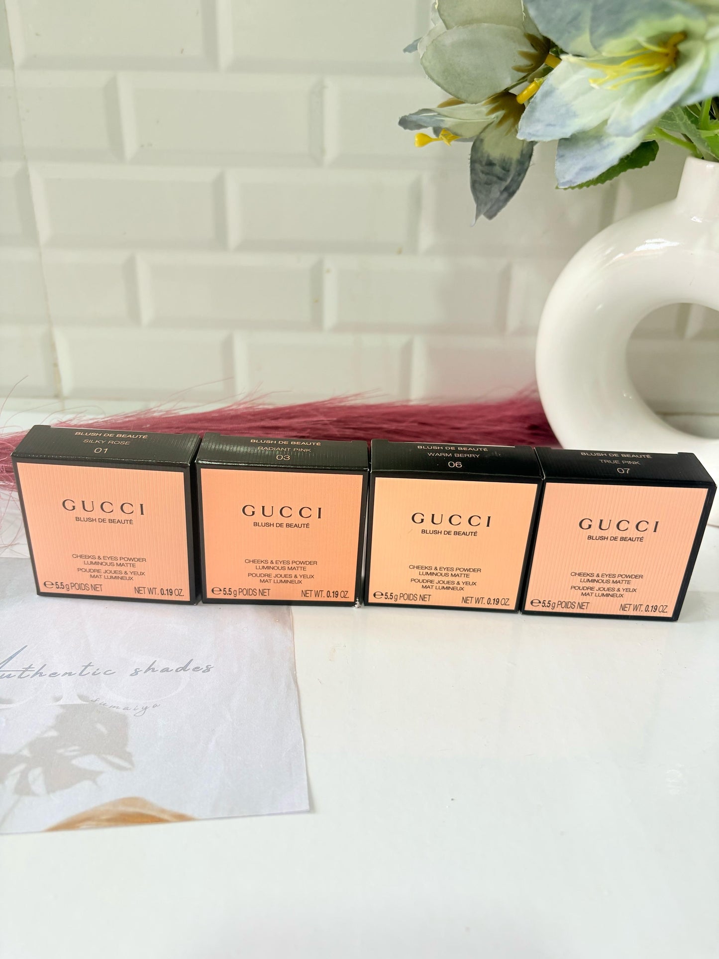 GUCCI BLUSH CHEEKS & EYES POWDER 5.5G
