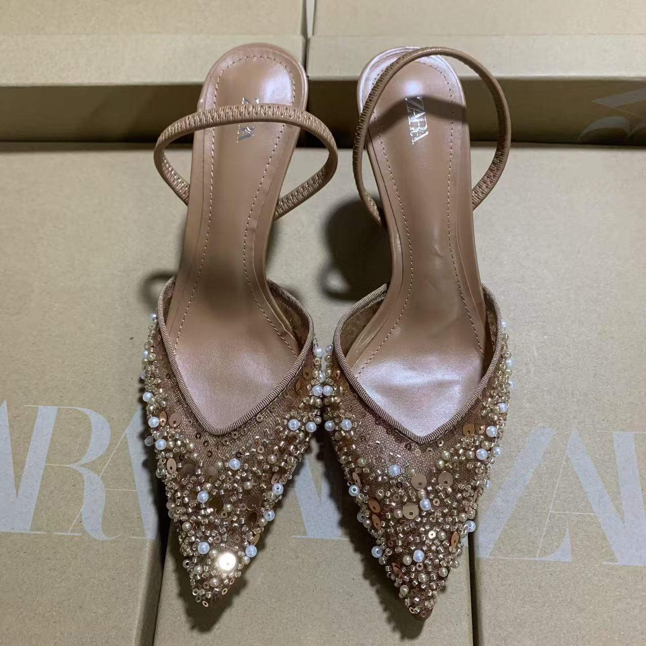 Zara Women's Embellished Heels