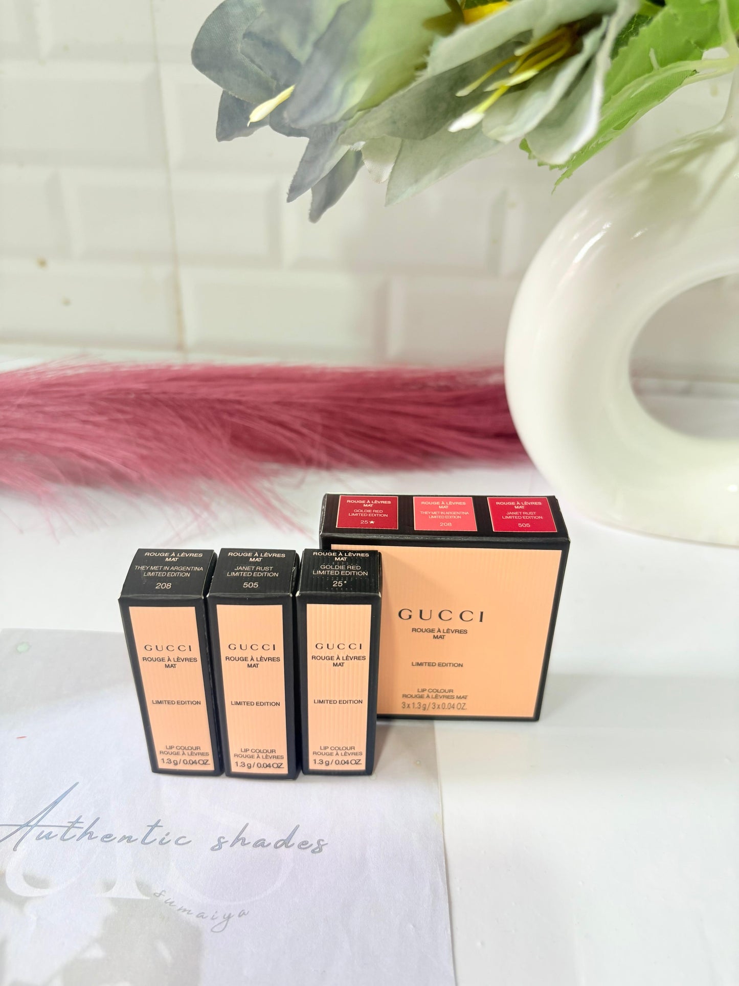 Gucci lipstick set