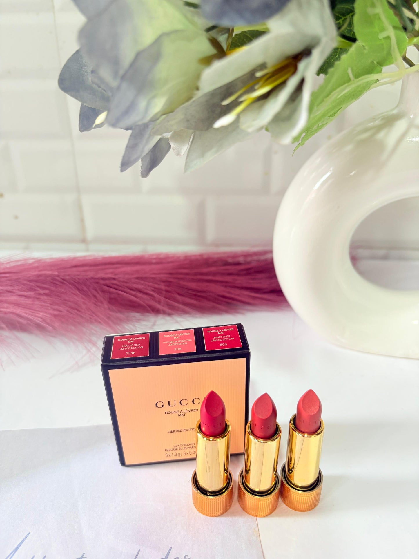 Gucci lipstick set