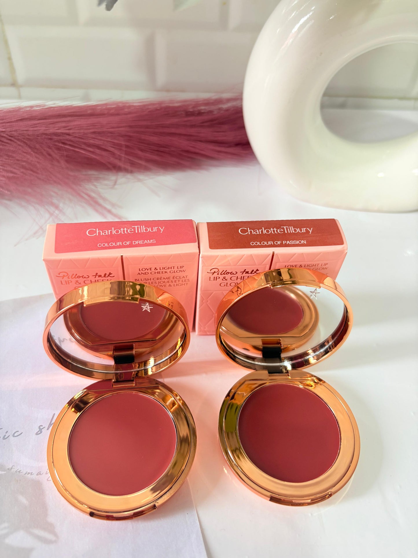 Charlotte tilbury pillow talk lip and cheek glow