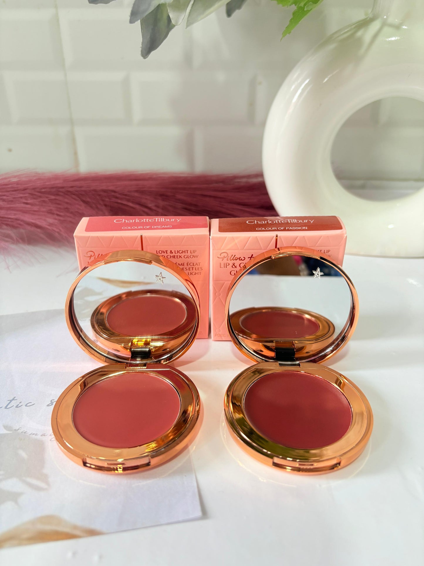 Charlotte tilbury pillow talk lip and cheek glow