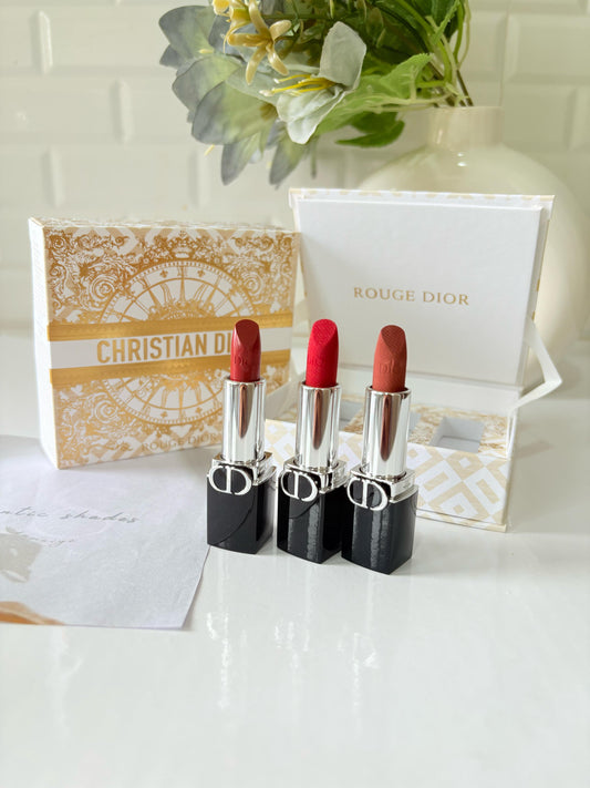 Dior Rouge 3pc Lipstick Gift Set