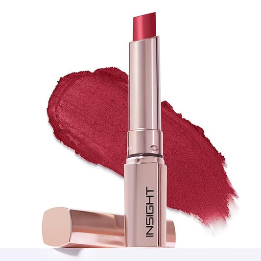 Mousse Matte Lipstick - Red Velvet (4g) | Highly Pigmented | 12+ Hrs Long Stay | Lightweight Velvet Texture | Hydrating Formula with Ceramides & Argan Oil | Waterproof & Transferproof