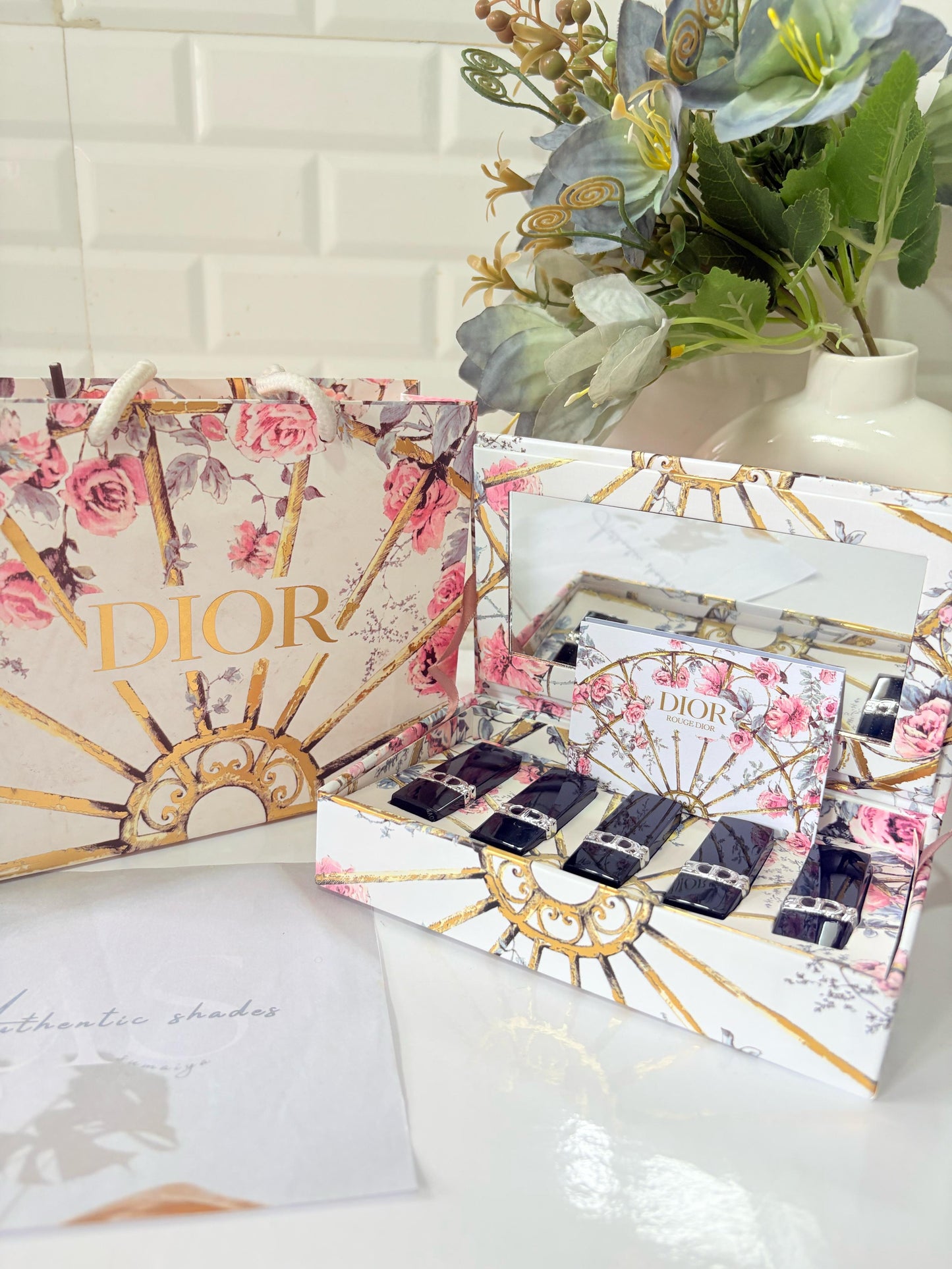 Dior rouge 5pc Lipstick Blooming Rouge Set