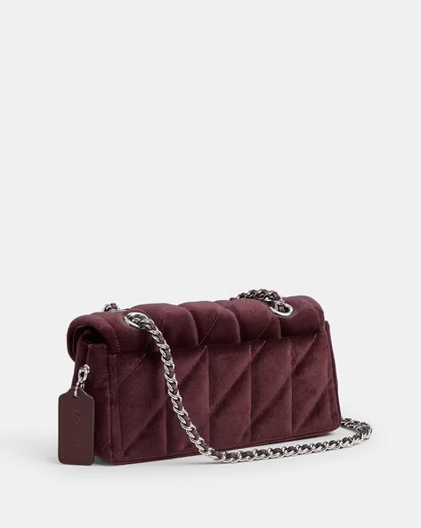 COACH Quilted Velvet Tabby Shoulder bag