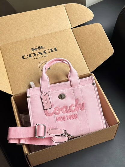 Coach canvas Tote cross bag