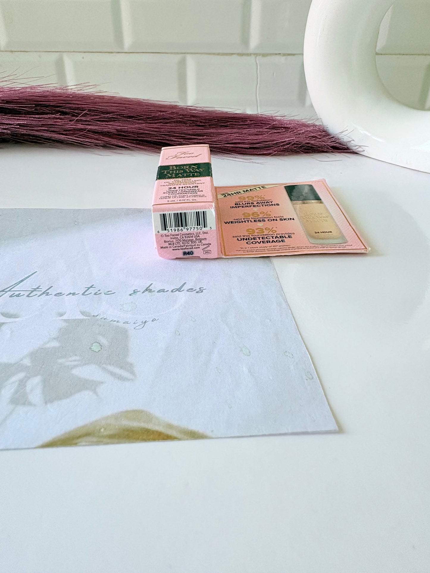 Born the way too Faced foundation 5 ml