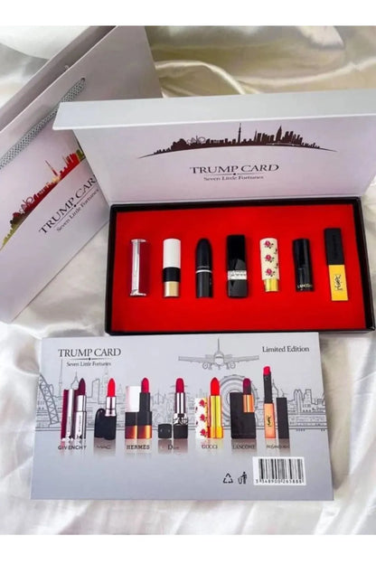 TRUMP CARD SEVEN LITTLE FORTUNES LIP STICKS LIMITED EDITION