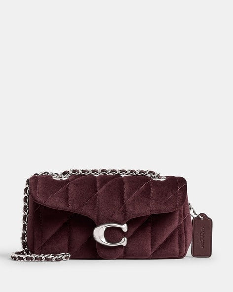 COACH Quilted Velvet Tabby Shoulder bag