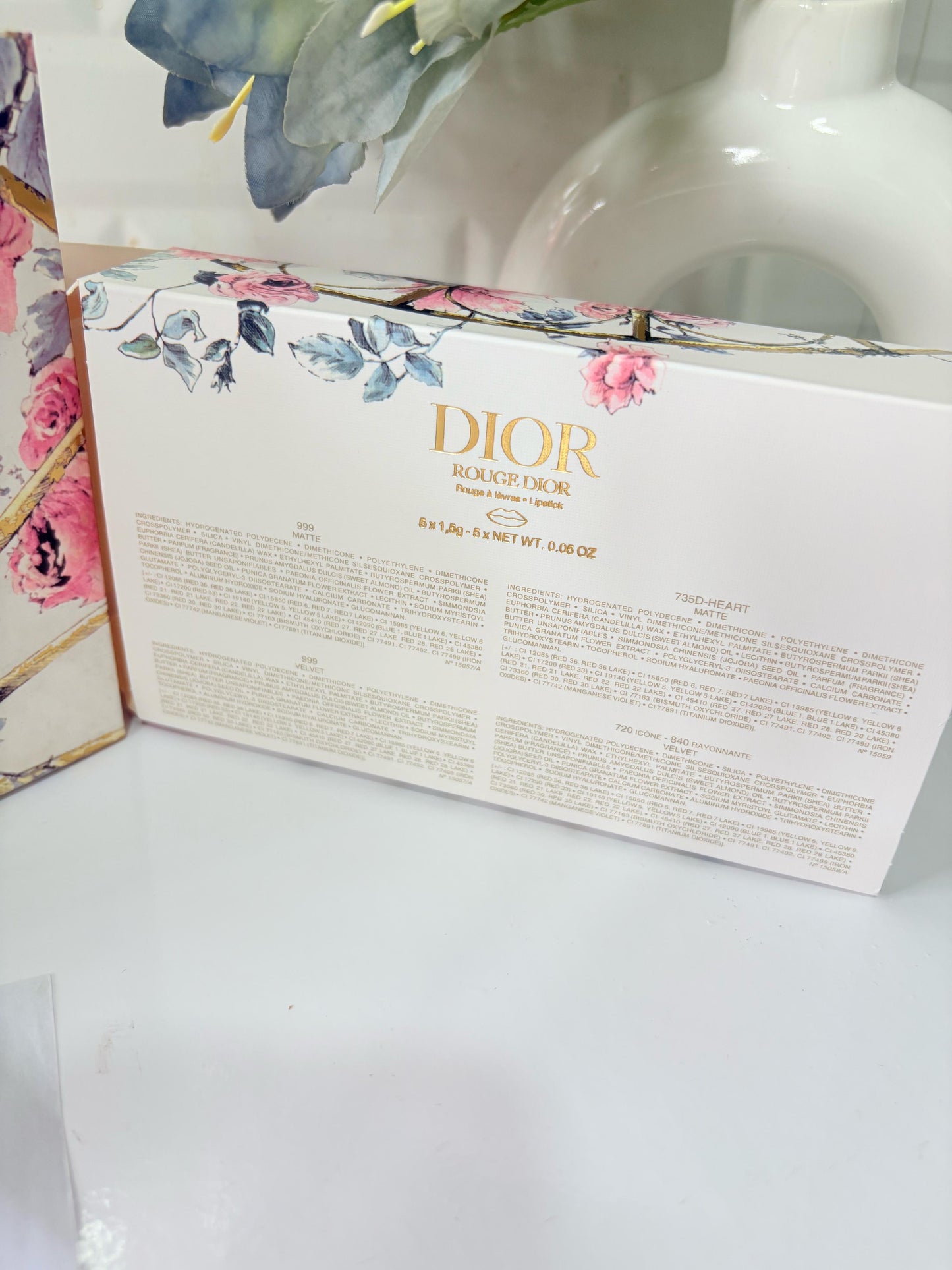 Dior rouge 5pc Lipstick Blooming Rouge Set