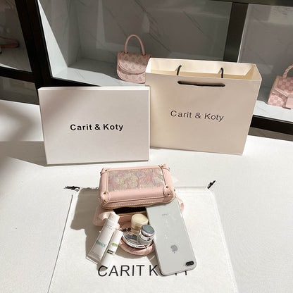 Carit & Koty Pink Embroidery Mini Bag