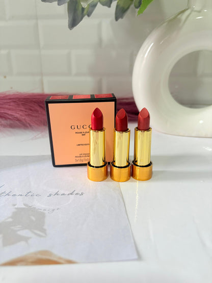 Gucci lipstick set